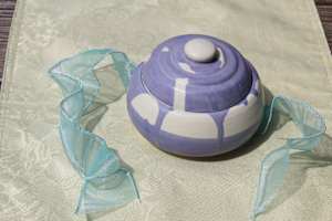 Purple Lidded Jar
