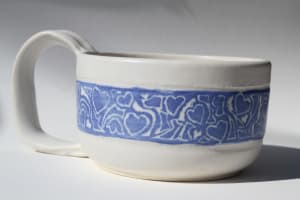 Blue Patterned Teacup