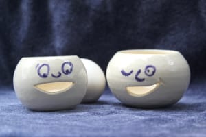 Egg Separators - White - Set of Two