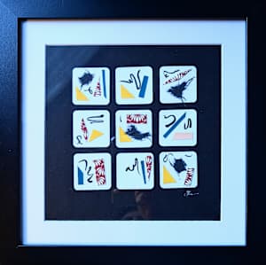 3x3 Tiny Abstract Collage II