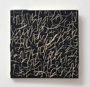 A ceramic tile from the old kitchen of Magdalena