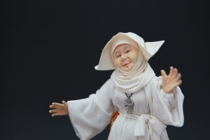 Greeting Nun