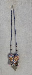 Wool Blended Felt Heart Shaped Necklace