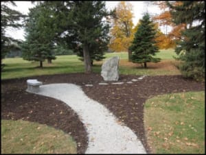 Memorial to Rebecca Abbott