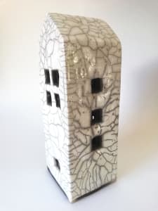 Raku House - white ash IV