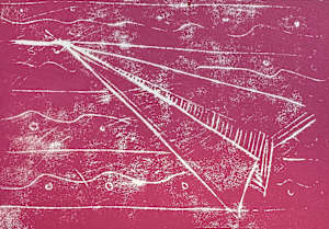 Hot Pink Paper Plane