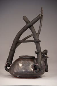 Burned Twig Teapot #2