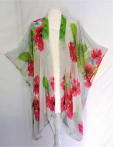 Pretty Pink Posies Kimono