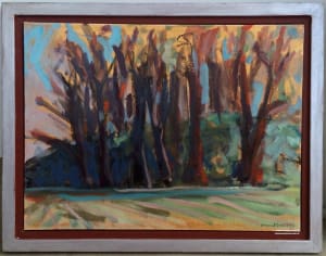 Light from the West - Cropped, McClellan Indian Mound, Poinsett County, Arkansas, painted on location #GildTheDelta