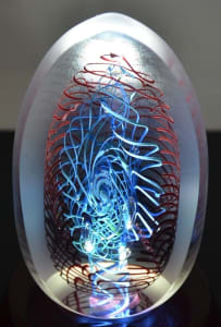 2002 Glass Art Sculpture