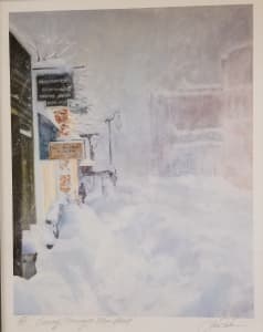 Snowy Main Street