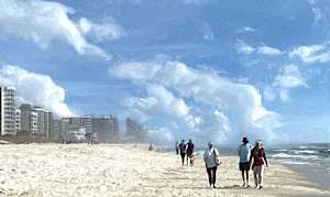 Perdido Key, looking south
