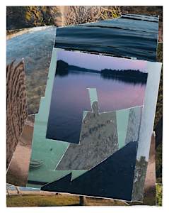 Motions Stilled, Fractured Sunset Collage