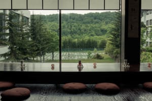 Tennis Courts in Rain