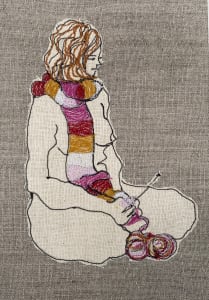 The Knitter Thread Sketch