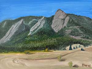 The Flat Irons at Chautauqua Park