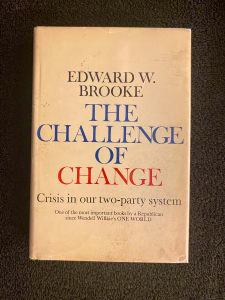 Edward W. Brooke "The Challenge of Change" inscribed to a close associate