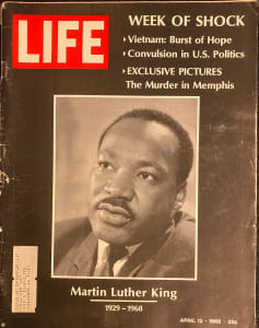 Life Magazine-MLK obituary