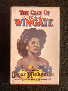 Oscar Micheaux, "The Case of Mrs. Wingate" inscribed in 1946