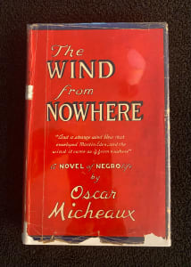 OscarMicheaux, "The Wind from Nowhere" inscribed in 1946