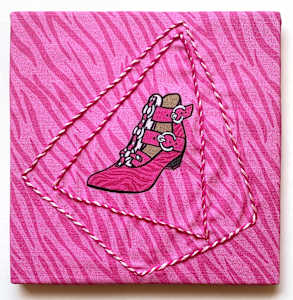 Fluevog Tammi Rose Embroidery