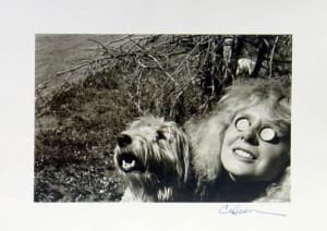 Self-portrait with Sandy