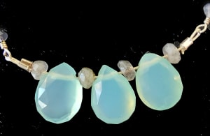 "Emma" necklace and earring set by WARE