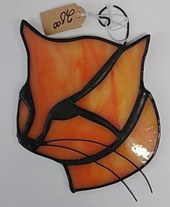 orange cat face