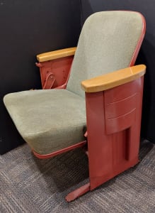 A pair of Sheaffer Pen Conference Room Theater Chairs