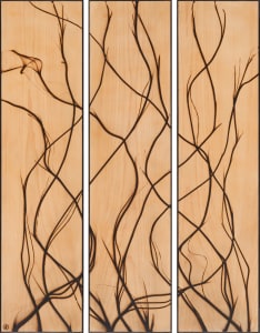 Burnt Panel Triptych No. 28