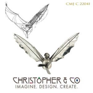 CMJ C 22041  Sterling Silver Pendant designed by Christopher M. Jupp
