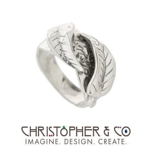 CMJ D 20089  White gold ring designed by Christopher M. Jupp
