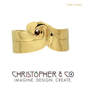 CMJ E 21165 Yellow gold ring designed by Christopher M. Jupp.