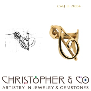 CMJ H 21054 Gold Ring By Christopher M. Jupp