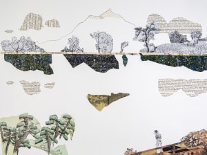 Overlooking the Lake In White