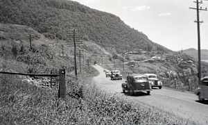 Road between Scarborough and Clifton NSW Early 1950's