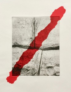 Inca Palace #1 Monoprint, 11162018