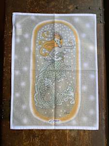 "MerMay I"- Digital Tea Towel Print