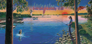Lake Livingston Walmart Mural