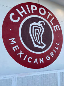 chipotle exterior logo mural