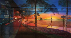 Miami beach mural