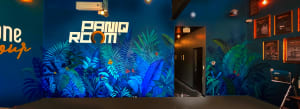 paniq room lobby "Amazon Rain Forest mural"