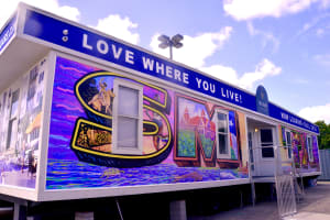 The View Apartments "San Marcos Icons" Mural