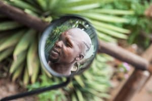 Untitled (Side-view Mirror Portrait)