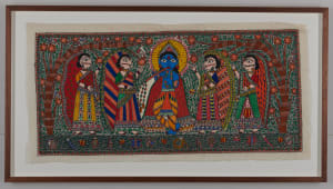 Raas Lila: God Krishna with his Devotees