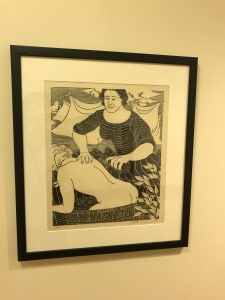 Untitled [Bath with Two Figures]