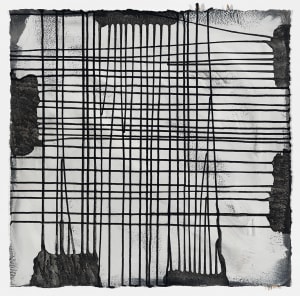 Gravity Drawing: Black on Grey #2