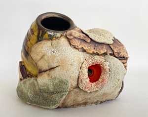Yellow Fossil Jar
