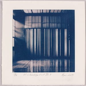 Not a knowledge at all VIII.8 – generated cyanotype photograph 1/12