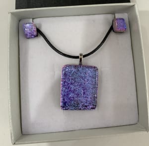 Soft Lilac surprise pendant set